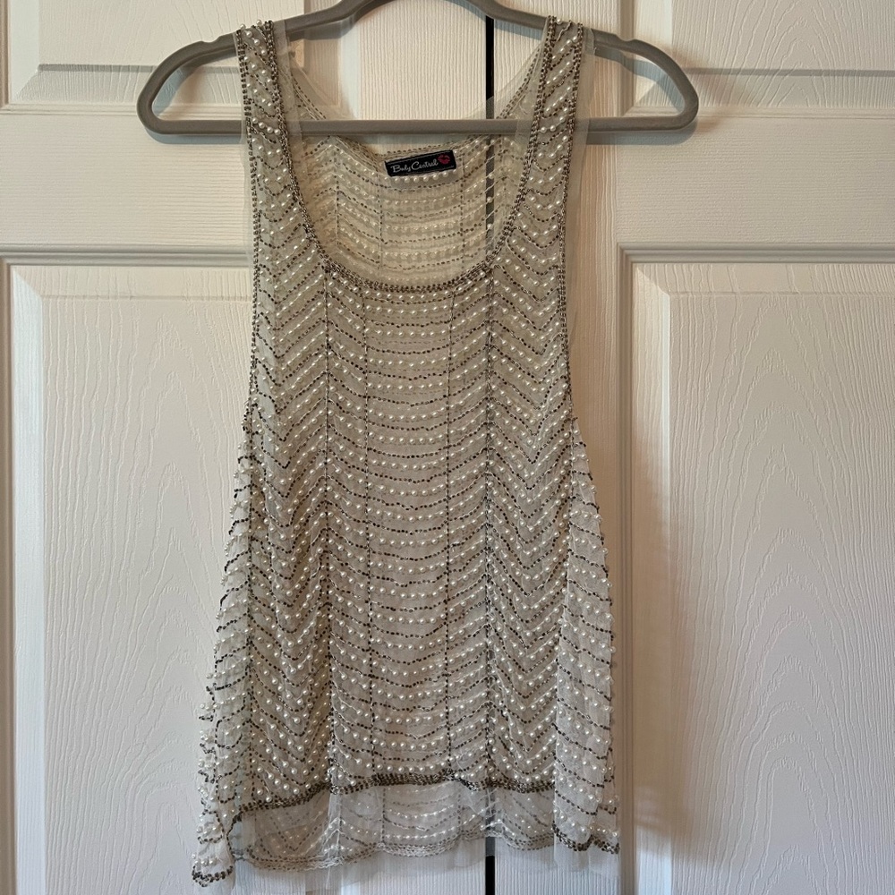 Women beaded detailed top